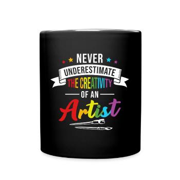 Artiste Peintre Dessinateur Art - Mug uni - noir - Devant