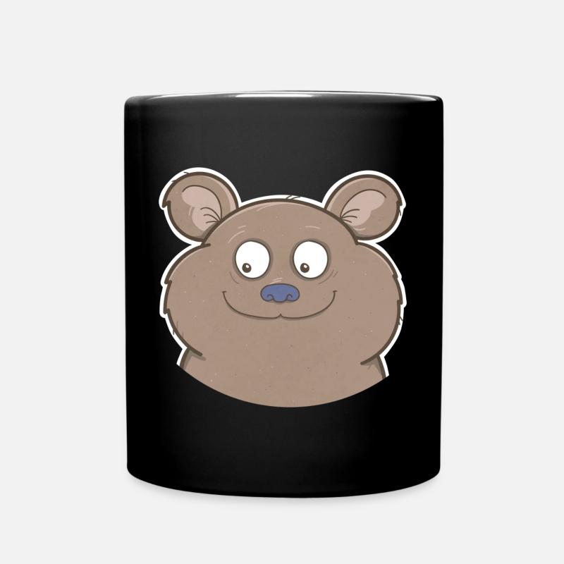 Bär - Tasse einfarbig - Schwarz