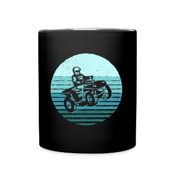 Quad Biker Motorsport Offroad Quad Rider VTT - Mug uni - noir - Devant