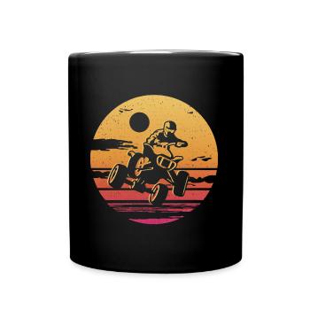 ATV Driver Biker Offroad Quad Bike Quad Bike - Full Colour Mug - black - Front