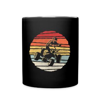 ATV Driver Design Offroad Quad Bike Quad Bike - Full Colour Mug - black - Front