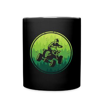 ATV Rider Motocross Offroad Quad Rider Quad - Full Colour Mug - black - Front