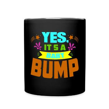 Mère Enceinte Bébé Nourrisson T-shirt Maman - Mug uni - noir - Devant