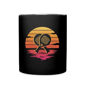 Padel tennis Padel player Vintage Padel - Full Colour Mug - black - Front