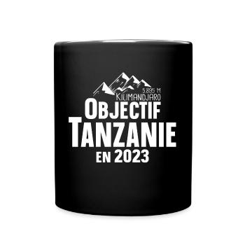 Tanzanie Kilimandjaro 2023 Montagne Afrique - Mug uni - noir - Devant