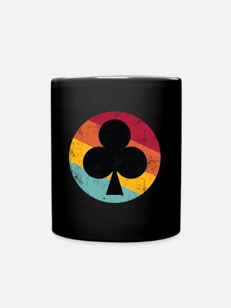 Poker Rétro - Mug uni - noir