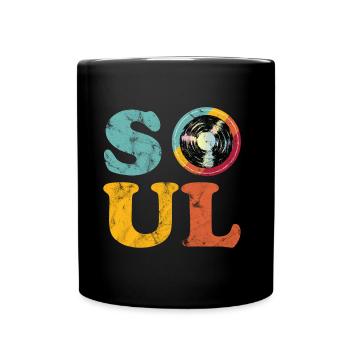 Soul Retro - Tasse einfarbig - Schwarz - Vorne