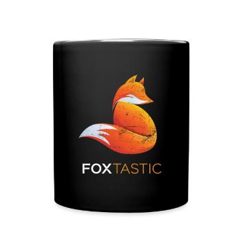 Foxtastic Fox Foxes - Full Colour Mug - black - Front