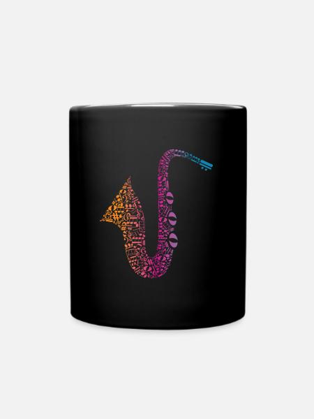 Jazz Saxophones - Mug uni - noir