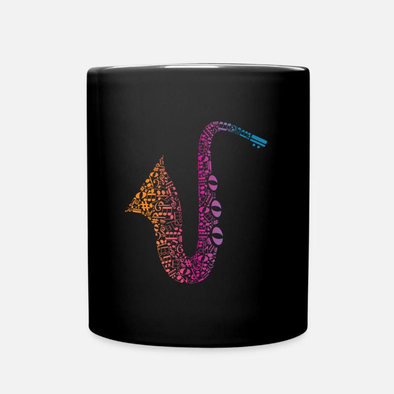 Jazz Saxophones - Mug uni - noir