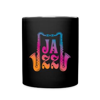 Jazz - Tasse einfarbig - Schwarz - Vorne
