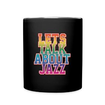 le jazz - Mug uni - noir - Devant