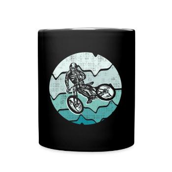 Mountain Bike Fahrrad Mountainbike - Full Colour Mug - black - Front