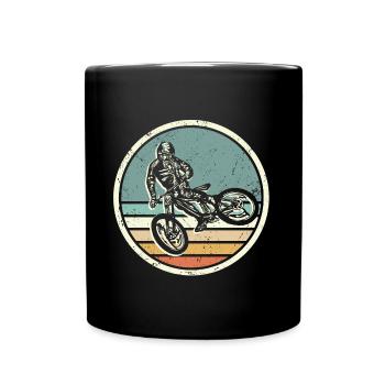 Mountain Bike Bicycle Rider Mountain Bike - Full Colour Mug - black - Front