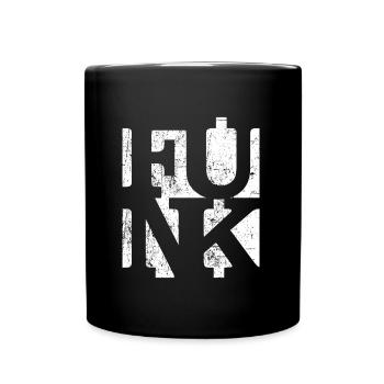 Funk Retro - Full Colour Mug - black - Front