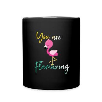 Vous êtes Flamazing Flamingo - Mug uni - noir - Devant
