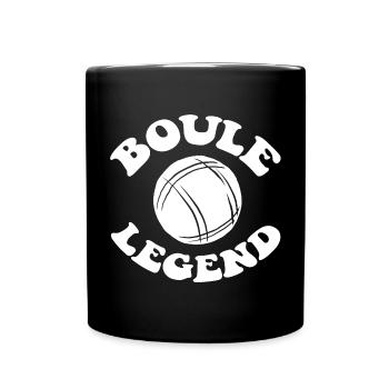 Boule Legend Tenue de pétanque pour Bouler pour - Mug uni - noir - Devant