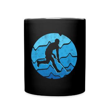 Floorball Player Floorballer Graphic Floorball - Full Colour Mug - black - Front