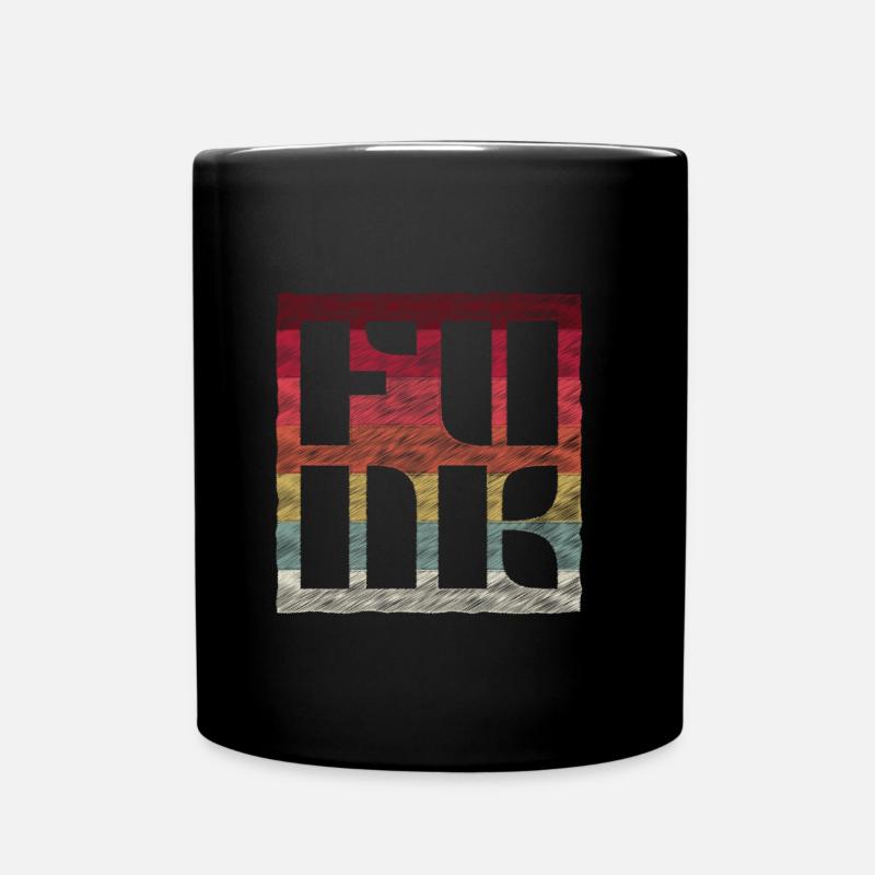 Funk Musik Retro - Tasse einfarbig - Schwarz