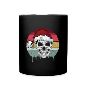 Drôle de cadeau de squelette de Noël - Mug uni - noir - Devant