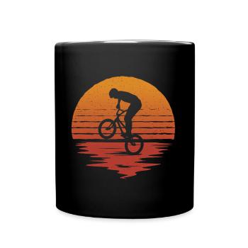 BMX Rider Vintage Cycliste Cascade BMX - Mug uni - noir - Devant