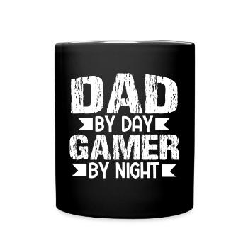Design pour les joueurs de nuit et quotidiens - Mug uni - noir - Devant