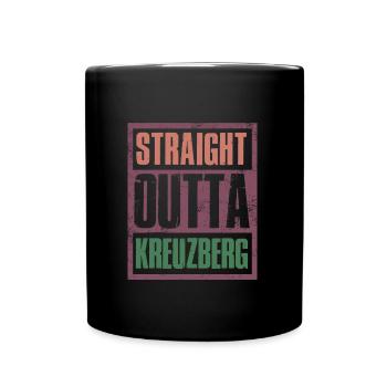Tout droit sorti de Kreuzberg - Mug uni - noir - Devant