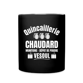 septième compagnie, film culte, chaudard - Mug uni - noir - Devant