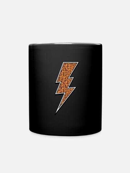 Blitz léopard - Mug uni - noir