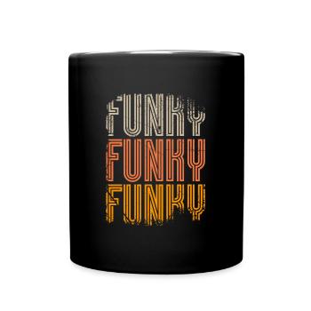 Funky Vintage - Full Colour Mug - black - Front