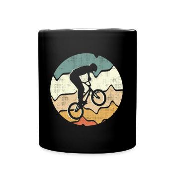 BMX Bike Rider rétro Cascade BMX - Mug uni - noir - Devant