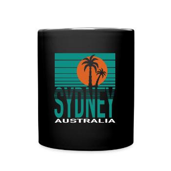 SYDNEY - Full Colour Mug - black - Front