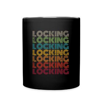 Locking Funk Style Tanz - Tasse einfarbig - Schwarz - Vorne