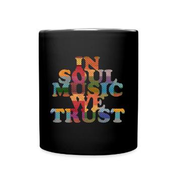 Musique Soul Rétro - Mug uni - noir - Devant