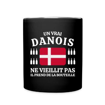 Danemark, Danois, je suis Danois - Mug uni - noir - Devant