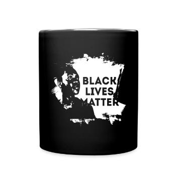 black lives matter - Mug uni - noir - Devant