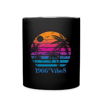 1966 53rd birthday - Full Colour Mug - black - Front