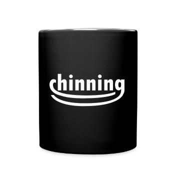 Chinning - White - Full Colour Mug - black - Front