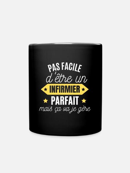 infirmier génial cadeau humour infirmier - Mug uni - noir