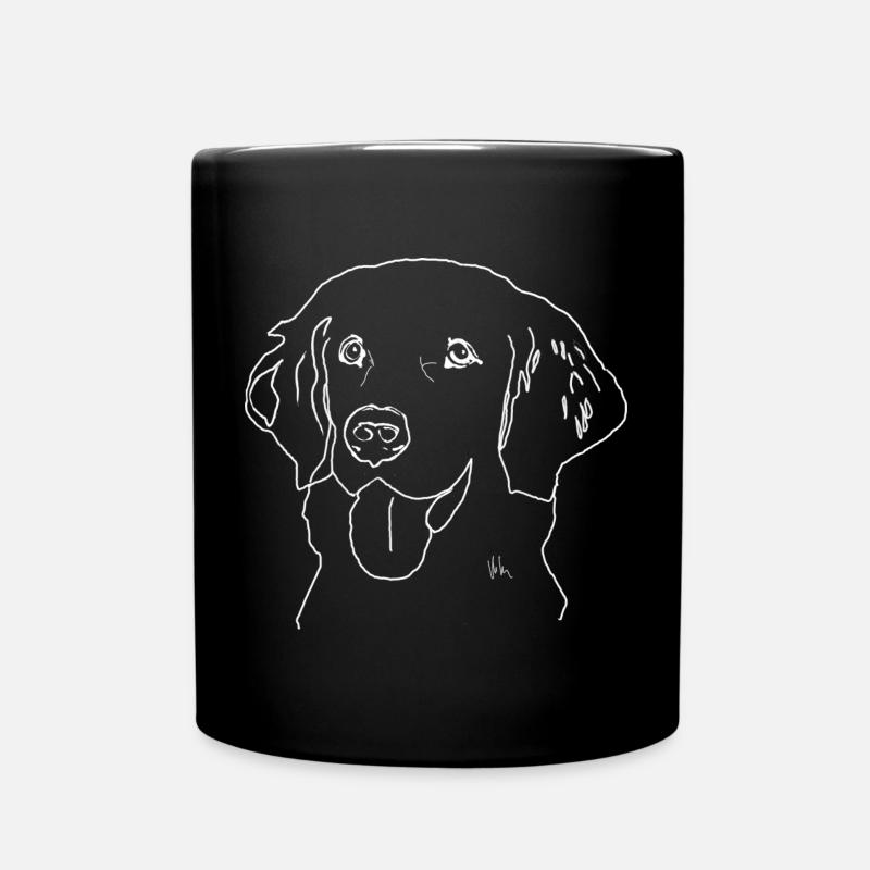 Golden retriever - Tasse einfarbig - Schwarz