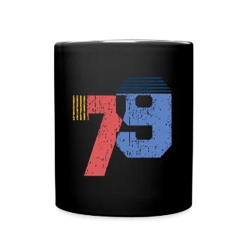 79 1979 Vintage - Tasse einfarbig - Schwarz - Vorne