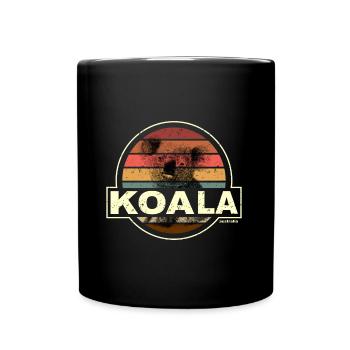 KOALA Australie - Mug uni - noir - Devant