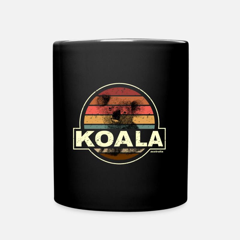 KOALA australia - Tasse einfarbig - Schwarz