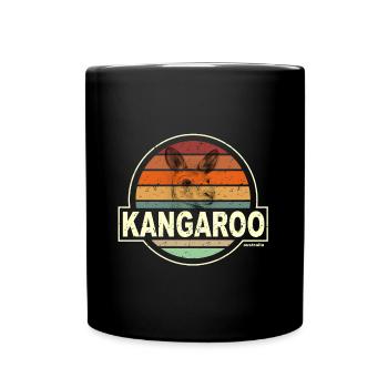 KANGAROO Australie - Mug uni - noir - Devant