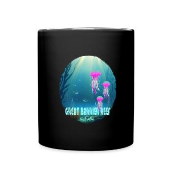 Grande Barrière de Corail Australie - Mug uni - noir - Devant