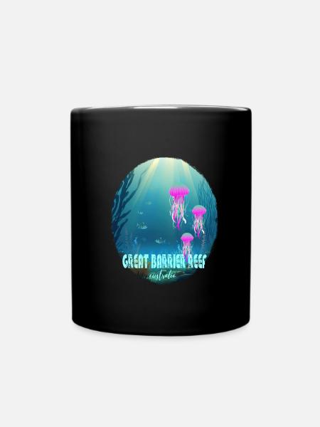 Great Barrier Reef australia - Tasse einfarbig - Schwarz