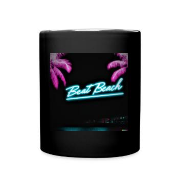 Beat Beach Club - Tasse einfarbig - Schwarz - Vorne