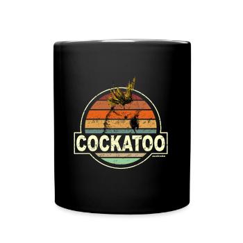 Cockatoo - Tasse einfarbig - Schwarz - Vorne