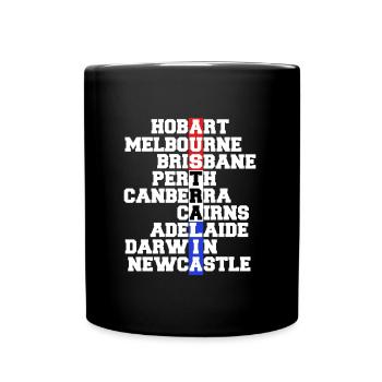 AUSTRALIA - Full Colour Mug - black - Front