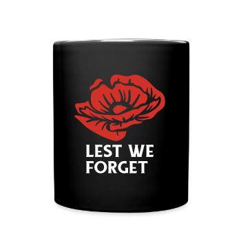 Poppy - N’oublions jamais - Mug uni - noir - Devant